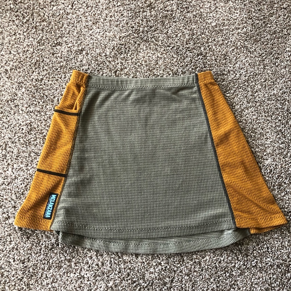 Melanzana micro grid skirt